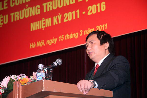 GS.TS Nguyễn Xuân Thắng - Ủy viên TW Đảng, Phó Chủ tịch Viện KHXHVN; Cựu sinh viên Khóa 1